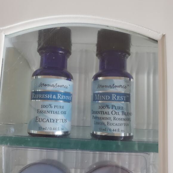 Aroma Source Aromatherapy Oils , Diffuser , Candles & Cabinet Set ~New - Picture 6 of 9